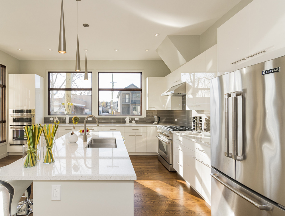 A newley remodeled kitchen in Springfield, MA